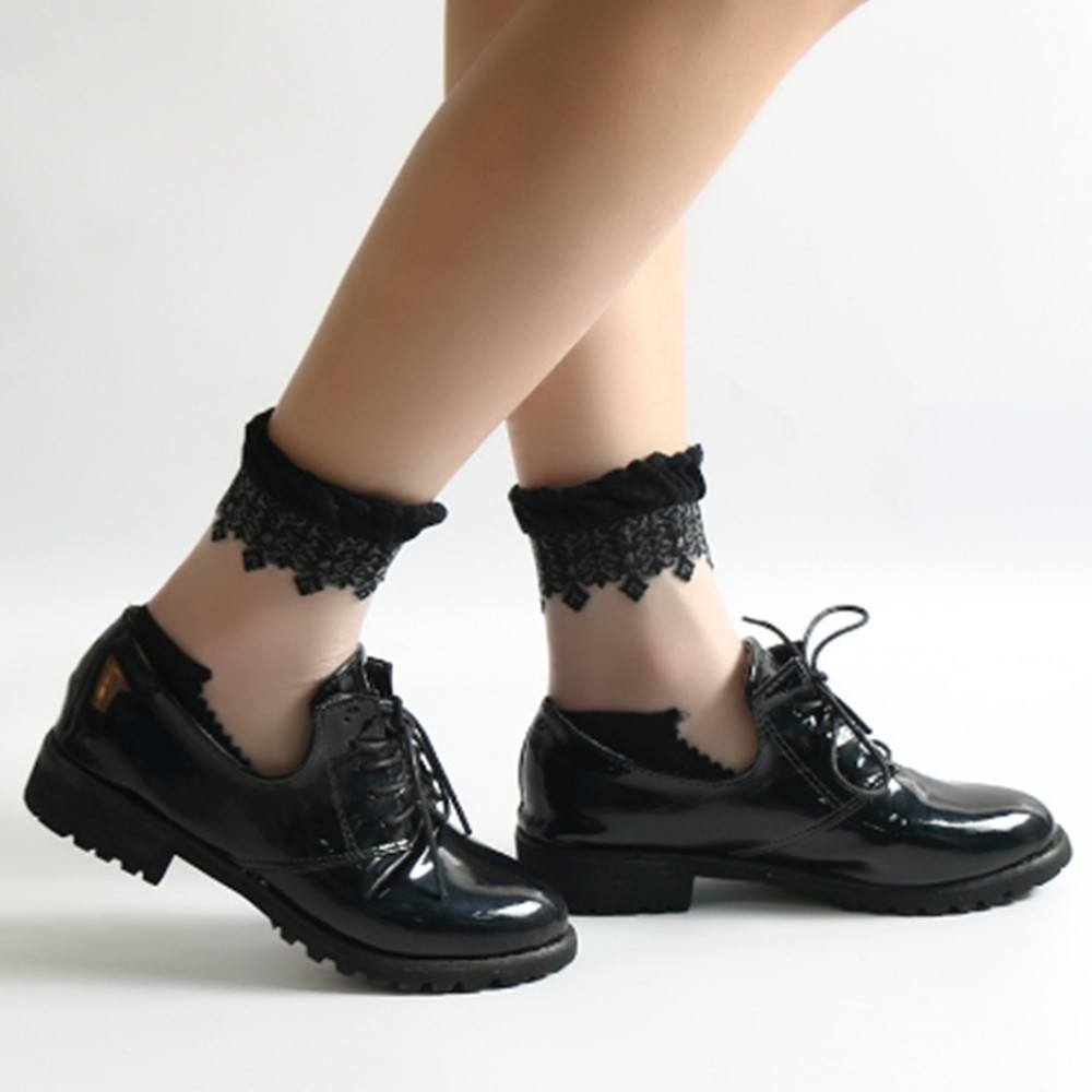 Woman Lace short sock thin soc - Invisibility Sock Loafer 리뷰 및 가격