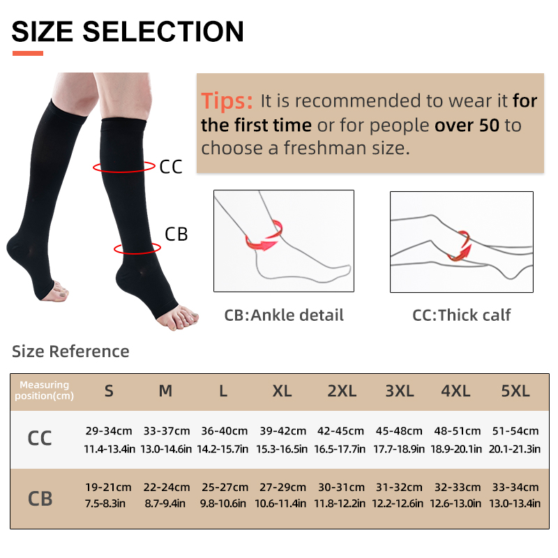 S-5XL 2pcs/Pair Medical Compre - Compression Sock Medical 리뷰 및 가격