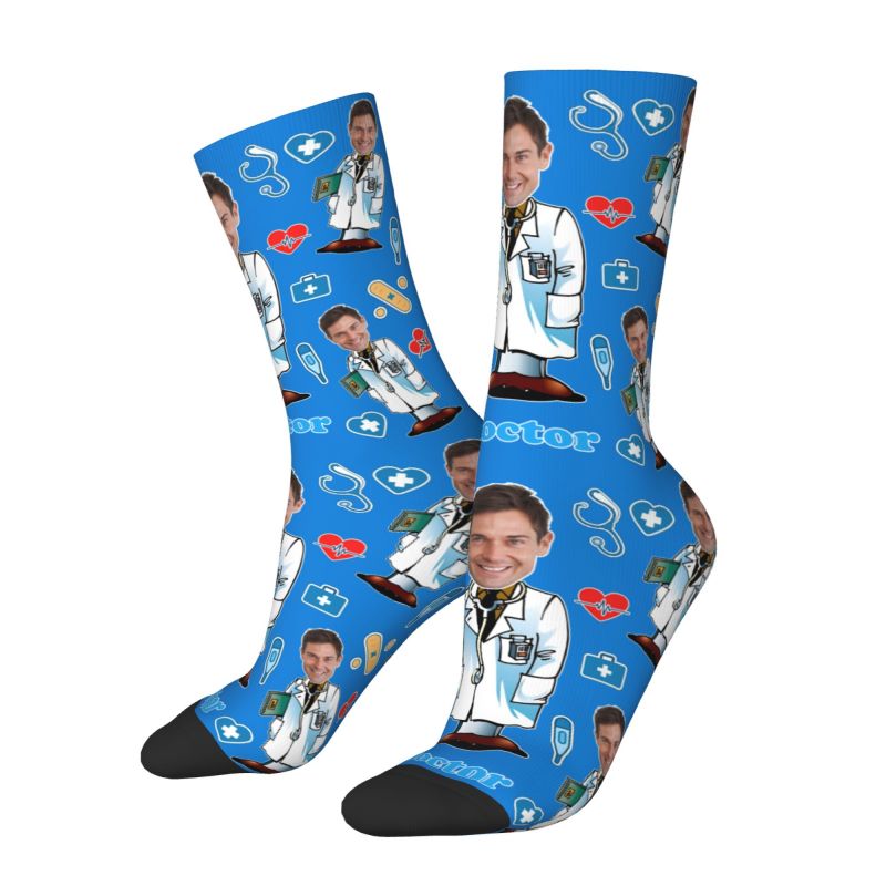 Doctor Custom Men Women Crew S - Dress Sock Men 리뷰 및 가격